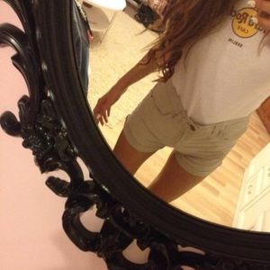 👖 beige shorts high waisted jeans denim brown tan